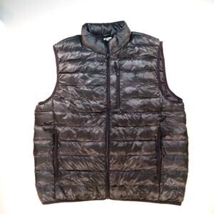 32 Degrees Heat Men’s Black Puffer Vest Size Large Lightweight Quilted